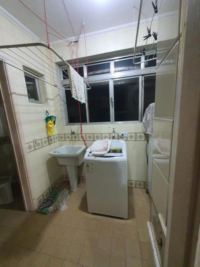 Apartamento Beira Mar Apartment Guaruja Bagian luar foto
